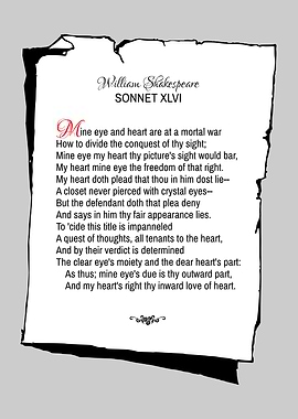 Shakespeare Sonnet 46