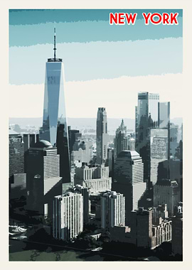 New York Vintage Poster