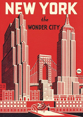 New York Vintage Poster