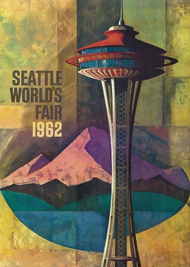 Seattle Vintage Poster