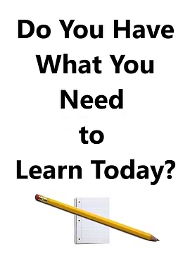 Do you have what you need