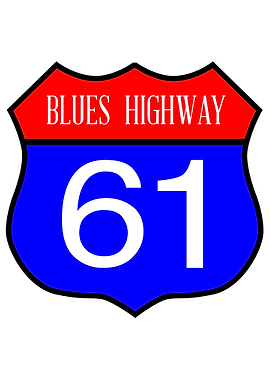 Blues Highway 61 Sign