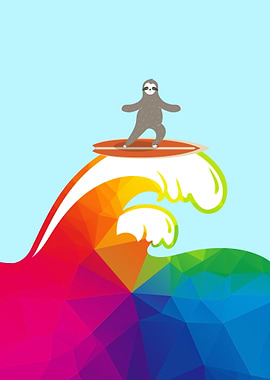 SURFING SLOTH