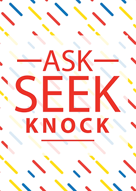 Ask Seek Knock Bible Word