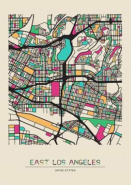 East Los Angeles Map