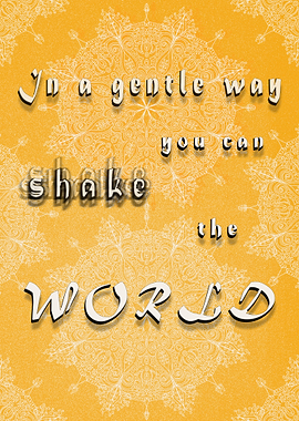 Shake the World Yellow