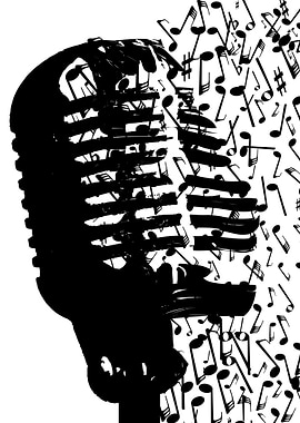 Abstract Mic Breaking Up