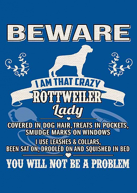 Rottweiler art funny