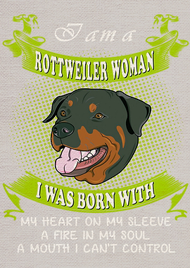 Rottweiler art funny