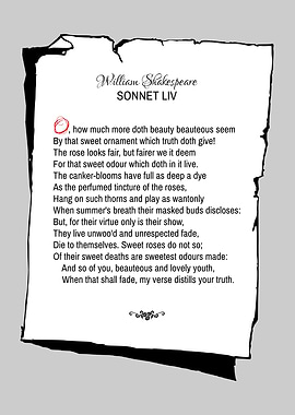 Shakespeare Sonnet 54