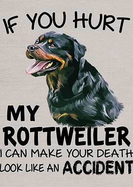 Rottweiler art funny