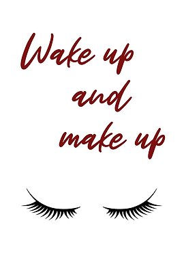 Wake up and make up