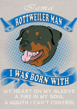 Rottweiler funny poster