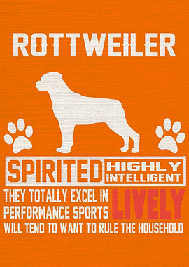 Rottweiler funny poster