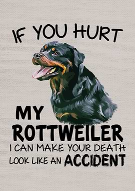 Rottweiler funny poster