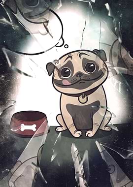 Best Pug Poster 4 Wall Art