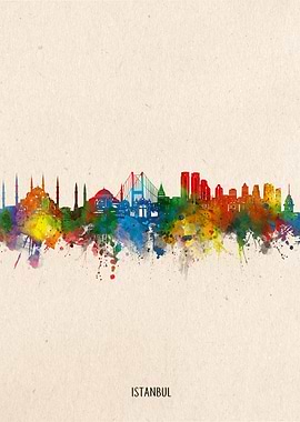 istanbul watercolor