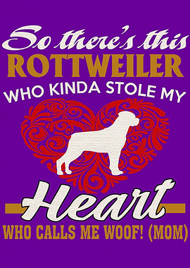 Rottweiler art funny