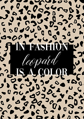 Leopard is a color