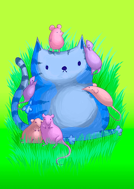 Pastel Cat