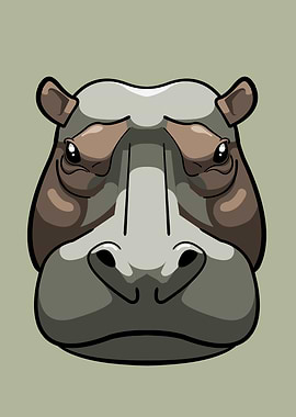 Hippo portrait