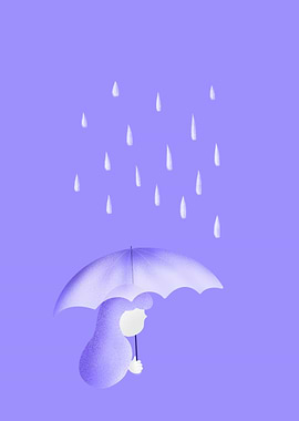 girl holding umbrella