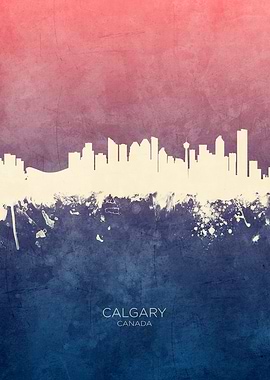 Calgary Canada Skyline