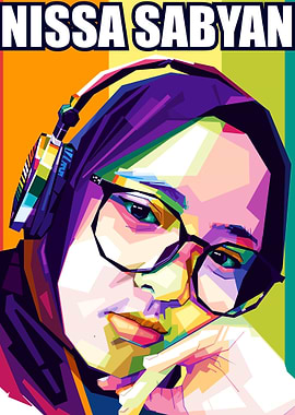 Nissa Sabyan popart