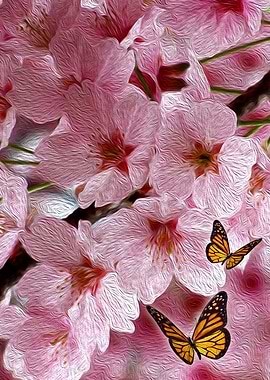 sakura butterfly