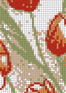 Tulips Pixel Art Part 7