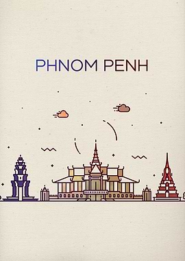 Phnom Penh City Skyline