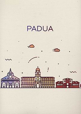 Padua Italy City Skyline