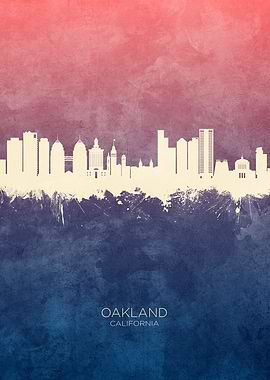 Oakland California Skyline