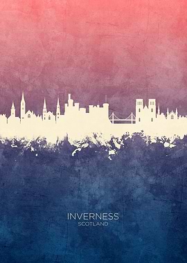 Inverness Scotland Skyline