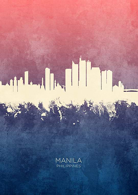 Manila Philippines Skyline