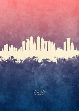 Doha Qatar Skyline