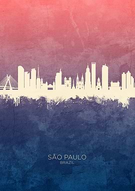Sao Paulo Brazil Skyline