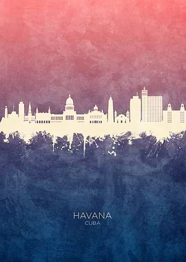 Havana Cuba Skyline