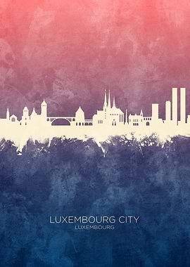 Luxembourg City Skyline