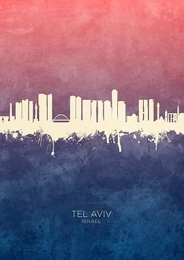 Tel Aviv Israel Skyline