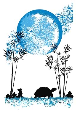 Tortoise and Moon