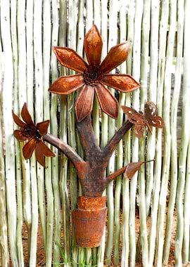 Rusted flower