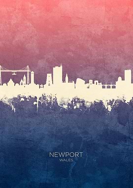 Newport Wales Skyline