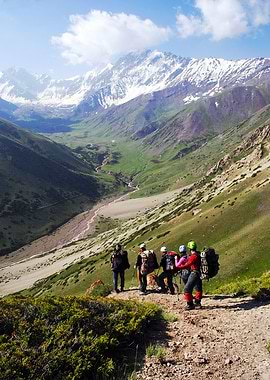 Kyrgyzstan hiking