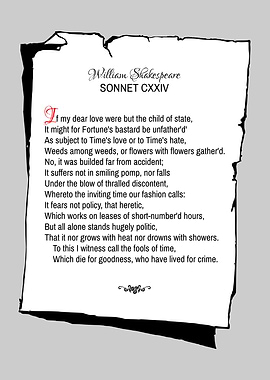 Shakespeare Sonnet 124