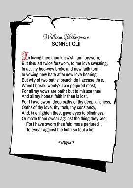 Shakespeare Sonnet 152