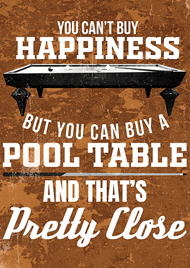 BILLIARD FUNNY QUOTE