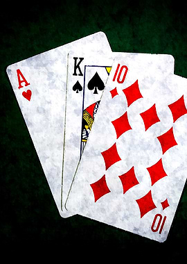 Blackjack 21 Ace King Ten