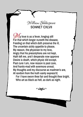 Shakespeare Sonnet 147