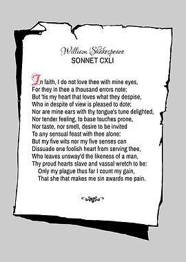 Shakespeare Sonnet 141